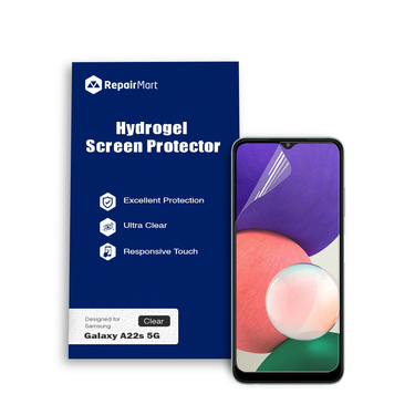 Samsung Galaxy A22s 5G Compatible Premium Hydrogel Screen Protector With Full Coverage Ultra HD